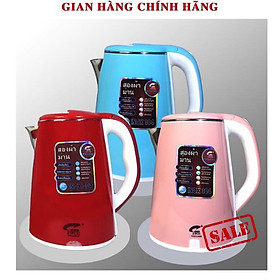 Mua Ấm Siêu Tốc JIPLAI THÁI LAN Cao Cấp 2.5L 2 Lớp Cách Nhiệt  Ấm Đun Siêu Tốc 2 Lớp Loại Lớn  Nồi Đun Nươc Tiện Lợi