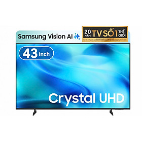 Smart Tivi Crystal UHD Samsung AI 4K 43 inch UA43U8500H  - Hàng chính hãng