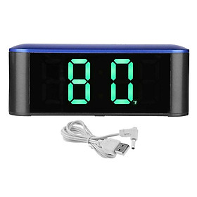 Digital Alarm Clock,Mirror Clock with USB Charge Port, Led Table Clock with 3 Levels Brightness Time Temperature 12/24 Hours