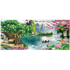 Mua Tranh đính đá non nước hữu tình VS204