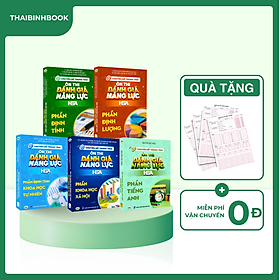 [HSA 2025] Combo 5 Sách ôn thi đánh giá năng lực Hà Nội (Định Tính + Định Lượng + Tự Nhiên + Xã Hội + Tiếng Anh)