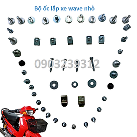 Bộ ốc  xe wave thái -wave zx -wave nhỏ 110 đời 1997 đến 2005