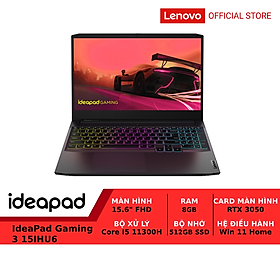 Mua Laptop gaming LENOVO IdeaPad 3 15IHU6 i5-11300H|8G|512G|15.6FHD-120Hz|RTX3050Ti|W11