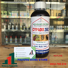 Thuốc diệt muỗi và côn trùng Cypado 25EC - 1 lít