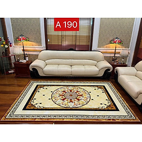 Thảm Bali trải sàn- thảm lì với công nghệ in 5D cao cấp,có hạt nhựa chống trượt tuyệt đối