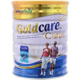 Sữa bột Goldcare dưỡng chất ít béo, bổ sung Canxi 900g