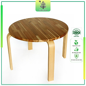 Mua Bàn gỗ tràm hình tròn | Gỗ Đức Thành 12151 | Đạt tiêu chuẩn xuất khẩu