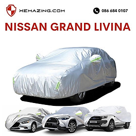 Bạt Phủ ô tô NISSAN GRAND LIVINA Nhãn hiệu XEMAZING