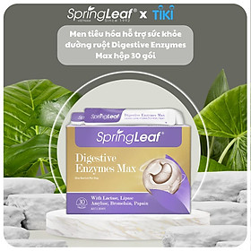 Men tiêu hóa Springleaf-Digestive Enzymes Max hỗ trợ tăng cường và duy trì
