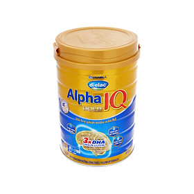 HỘP SỮA BỘT VINAMILK DIELAC ALPHA GOLD IQ 3 900G Dành cho bé từ 1-2 Tuổi