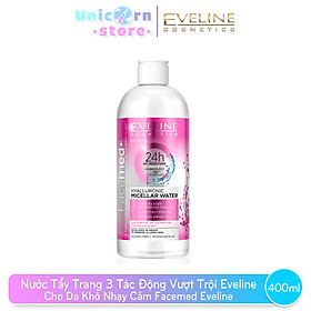 Nước tẩy trang dưỡng ẩm FACEMED cho da khô nhạy cảm 400ml