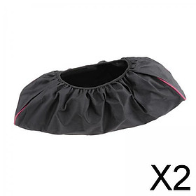 2xBlack Winch Dustproof Cover with Elastic Band 8000-17,500 Lb