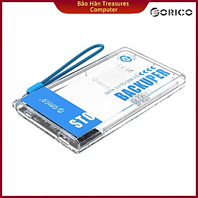 Hộp Ổ Cứng Orico BA2110-CR  Backuper 2.5" SSD/HDD SATA 3 USB 3.0 - Hàng Chính Hãng