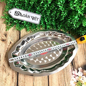 Mua Dĩa hột xoài Inox Cao Cấp (Nhiều Size)- Dùng chiên  hấp  xào - Dụng cụ nấu ăn  nhà bếp