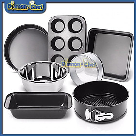 Mua Bộ 7 Khuôn/Khay/Bát Trộn/Ray Bột/ Làm Bánh Và Nướng Bánh Cao Cấp