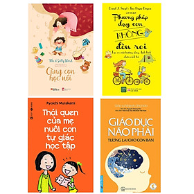 Combo 4 Cuốn Sách Nuôi Dạy Con Hay Nhất: Giáo Dục Não Phải – Tương Lai Cho Con Bạn (Tái Bản) + Cùng Con Học Nói + Phương Pháp Dạy Con Không Đòn Roi…
