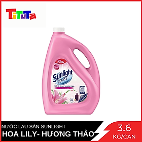 Nước lau sàn Sunlight Hương hoa Lily CAN 3.6 KG