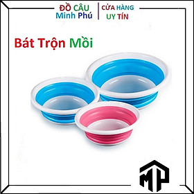 Bát Đựng Mồi, Trộn Mồi Câu Cá Gấp Gọn Cực Kỳ Tiện Lợi - Minh Phú