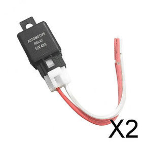 2x12V 40A 4Pin Automotive Changeover Relay for Universal Car Motorcycle