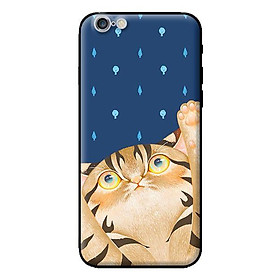 Ốp in cho iPhone 6s Plus Mèo Xanh - Hàng chính hãng