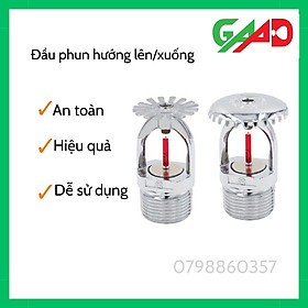 Mua Đầu phun  đầu quay hướng lên  hướng xuống bầu cảm nhiệt 68 độ c (có kiểm định/k kiểm định)