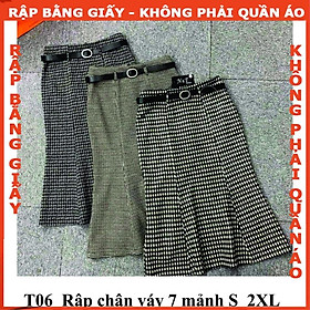 Rập chân váy mã T06