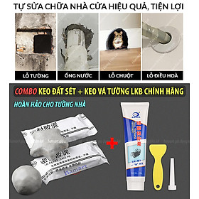 Kem Vá Tường LKB Keo Trám Tường Đa Năng Che Vết Nứt Tường - Hàng Chính Hãng