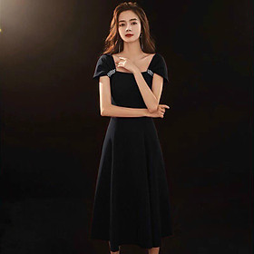 ĐẦM UMI ĐÍNH NGỌC DÁNG SUÔNG MỚI NHẤT NĂM 2021 LANA FASHION