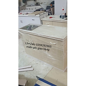 Mua Tủ bếp mini nhựa đài Loan mặt gạch có bồn rửa