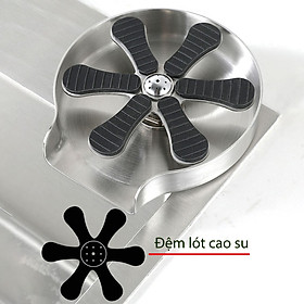 Mua Vòi rửa cốc ly thông minh  khay bằng inox 304  đỡ ly bằng inox đệm cao su hoặc nhựa tùy chọn