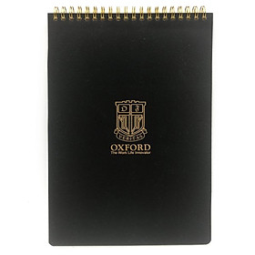 Sổ Lò Xo Oxford Đen B5 Topbinding 80'S - D130B5