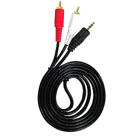 Audio Cable 3.5 Mm to 2 RCA Wire Stereo Cable Male to / M