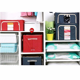 Túi vải đựng đồ khung sắt to rộng 50x40 cm siêu tiện lợi