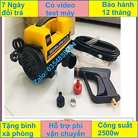 Mua Máy rửa xe máy - máy rửa xe ô tô - SAKURA Nhật Bản-2500W tặng kèm bình bọt xà phòng