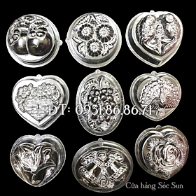 Mua Bộ khuôn rau câu sinh nhật  cưới hỏi  tất niên  tân gia  thôi nôi loại 8 cm - Mã số 1261