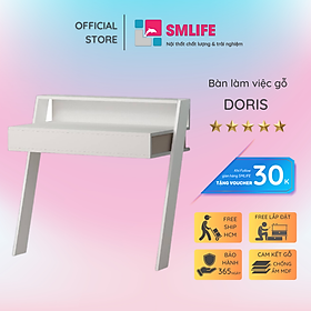 Mua Bàn Học Bằng Gỗ Kích Thước Nhỏ Gọn SMLIFE Doris