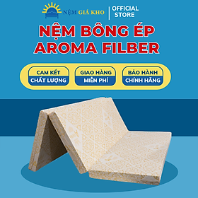 Mua Đệm Bông Aroma Fiber Cao Cấp Vải Gấm Bền Đẹp Không Nóng Lưng (giao màu ngẫu nhiên)