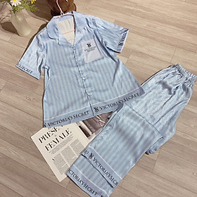 Đồ ngủ nữ pijama mặc nhà cao cấp, bộ quần áo ngủ TK1