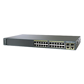 Hình ảnh Thiết Bị Chuyển Mạch Switch Cisco WS-C2960+24TC-S - Hàng Nhập Khẩu