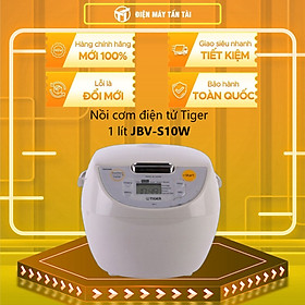 Nồi Cơm Điện Tử Tiger JBV-S10W - 1L - Hàng Chính Hãng