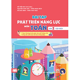 Bài tập phát triển năng lực môn toán lớp 2 tập 1 - PB1