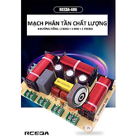 GIÁ 1 MẠCH PHÂN TẦN 4 LOA CÔNG SUẤT LỚN 406 - 2 BASS 1 MID 1 TRÉP - PHÂN TẦN 4 ĐƯỜNG TIẾNG