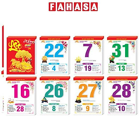 Lịch Bloc Trung Màu 2026 - Phong Thủy Tài Lộc - Lời Hay Ý Đẹp - Đại Việt Á DVA19