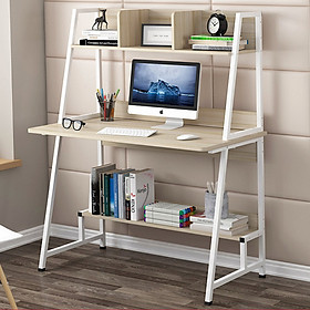 Bàn học sinh 2 tầng kệ sách