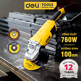 Mua Máy Cắt Cầm Tay Mài Góc Deli Cao Cấp Chính Hãng Chất Lượng Cao - Công Suất 760W - Bảo Hành 12 Tháng - DL6372
