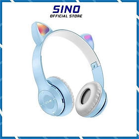 Tai Nghe Bluetooth FlaskBacks -Tai Nghe Gaming Mèo HP47 - Có Mic - Âm Bass Chuẩn - Dung Lượng Pin Khủng Nhiều Màu 400m