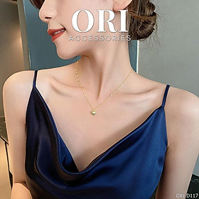 Dây chuyền nữ dây mảnh hình trái tim thời trang ORI ACCESSORIES D117