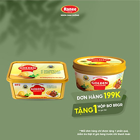 {Đơn 199k tặng hộp bơ 80g} Bơ Thượng Hạng Golden Margarine 800gr
