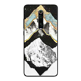 Ốp Lưng in cho Xiaomi Mi 9T Mẫu NỀN Núi Vũ Trụ - Hàng Chính Hãng