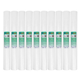 Combo 10 Lõi lọc số 1- PP 5mic SMY 20 inch dùng cho bộ lọc thô, máy lọc nước R.O 50L/h (Hàng chính hãng)